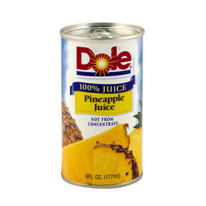 Pineapple Juice 6OZ Dole 48CS