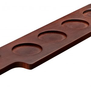 Sampler Beer Serving Flight .5Hx16.78L 3.5" Dia 4 Well 1DZ