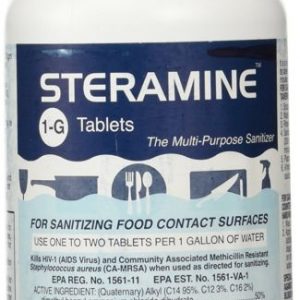 Sanitizer 1-G Steramine Tablets Quat 150PK