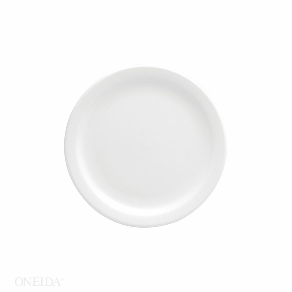 Plate  6.25" Buffalo Bright White Onieda F8000000118 3DZ