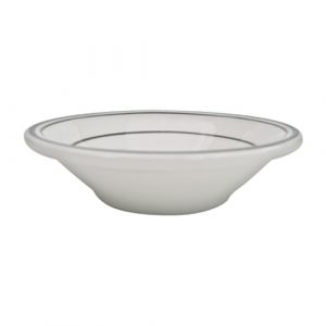 Bowl  5OZ  4.75" Fruit Rolled Edge Green Band Monkey 3DZ