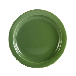 Plate  7.25" Green Las Vegas Stoneware 3DZ