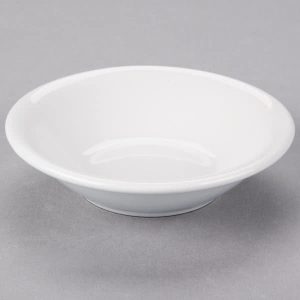 Bowl  4.25OZ 4.75" Fruit  Clinton Narrow Rim  Super White Porcelain 3DZ