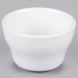 Bowl  7.25OZ 4" Bouillon Clinton Rolled Edge Super White Porcelain 3DZ