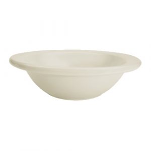 Bowl 13OZ 6.375" Grapefruit Rolled Edge Am White 3DZ