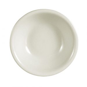 Bowl  3.5OZ 4.5"  Fruit Rolled Edge Am White 3DZ