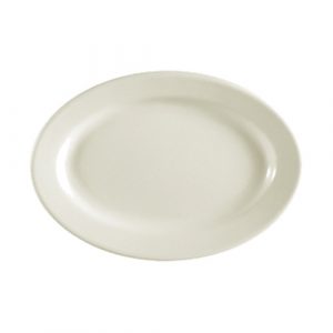 Platter  7" Rolled Edge Am White 3DZ