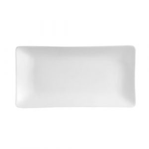 Platter 12x6.25"  Rectangle Sushia Super White Porcelain 1DZ
