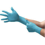 Glove Nitrile XLarge BLUE Powder Free 3.2mil 100CS