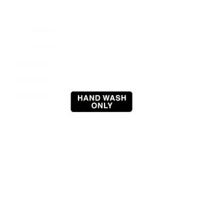 Sign 'Hand Wash Only' 3x9" 1EA