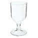 Goblet 8OZ 5.5"H Melamine Clear 2DZ