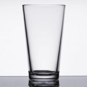 Mixing Glass 16OZ H5.875xT3.5" Heat Treated DuraTuff 2DZ