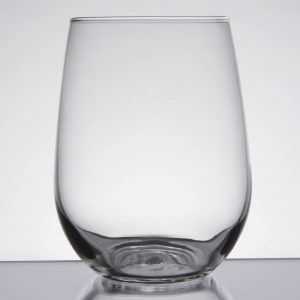 Wine 17OZ H4.5"White Stemless 1DZ
