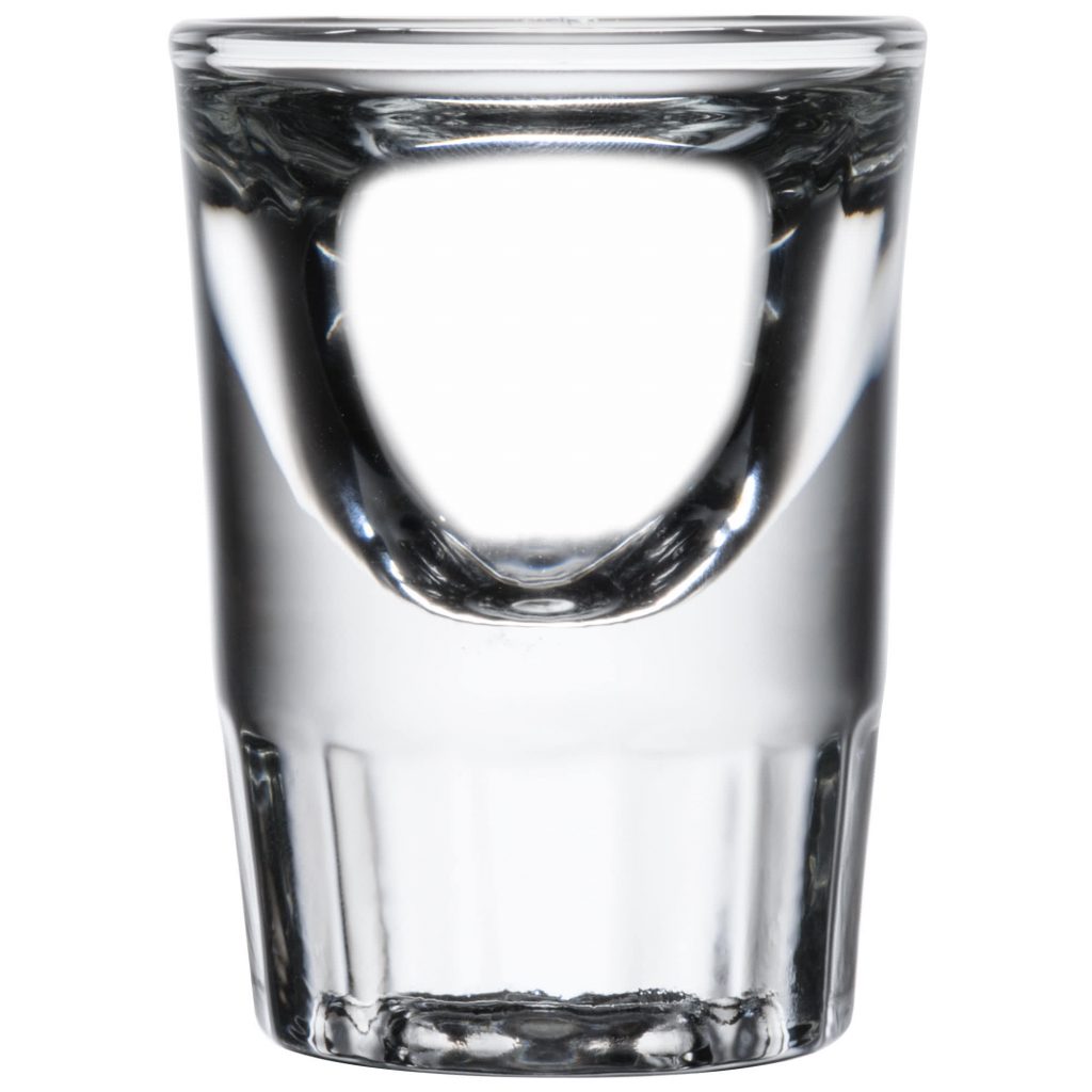 Shot 1.5OZ H2.875" Fluted Whiskey 4DZ