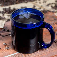 Mug 13OZ H3.75" Coffee Cobalt 1DZ