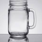 Mason Drinking Jar W/Handle 16.5OZ H5.25" 1DZ