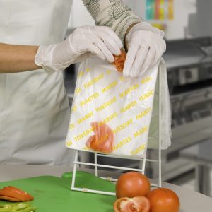 Food Storage Bag 8.5x8.5" Portion Dated "TUE" 2000CS