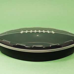 Take-Out Container 56OZ Foodball Black w/Lid CuBE CF-562B 150CS
