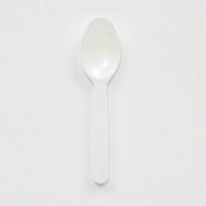 Spoon Plastic White Taster 3000CS