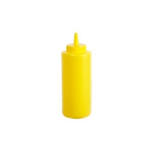 Squeeze Bottle 8OZ Yellow 6CS