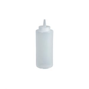 Squeeze Bottle 12OZ Clear 6CS
