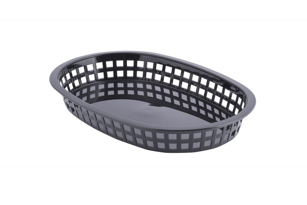 Platter Chicago 10.5x7x1.5" Black 1DZ