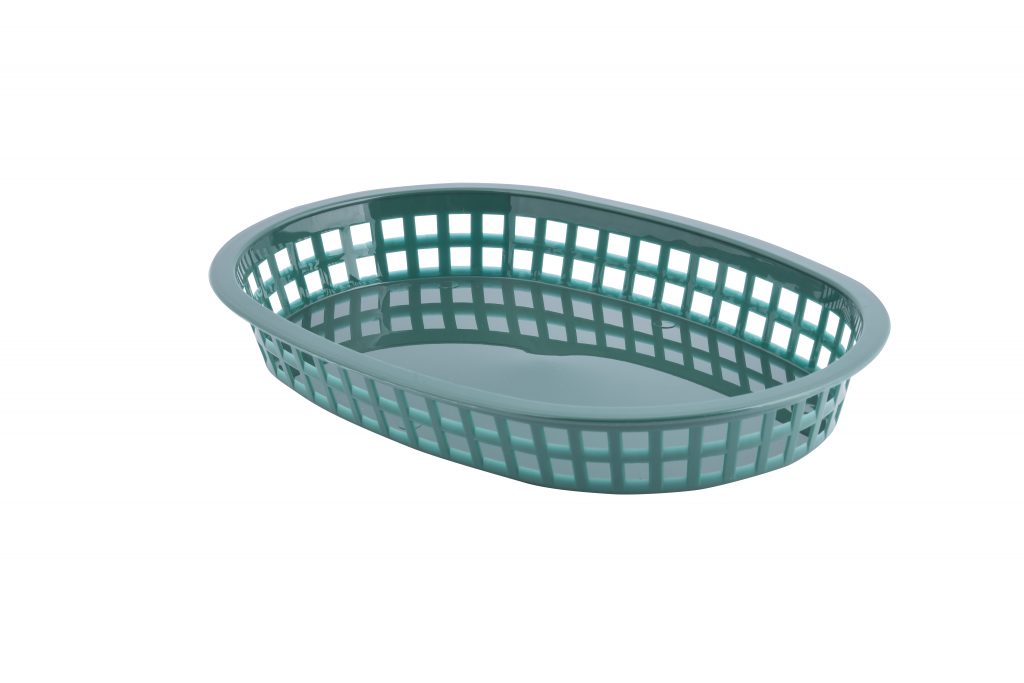 Platter Chicago 10.5x7x1.5" Forest Green 1DZ