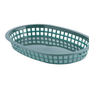 Platter Chicago 10.5x7x1.5" Forest Green 1DZ