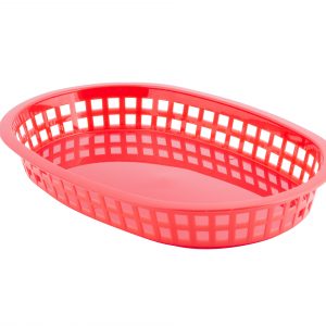 Platter Chicago 10.5x7x1.5" Red 1DZ