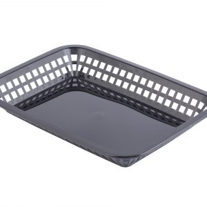 Platter Rectangle 10.75x7.75x1.5" Black 1DZ