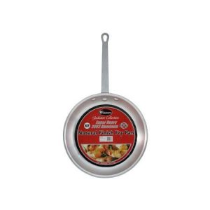 Pan 12" Fry Aluminum 3.5mm Natural Finish Gladiator 1EA