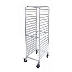 Rack Sheet Pan 20 Tier Aluminum w/ Brakes 1EA