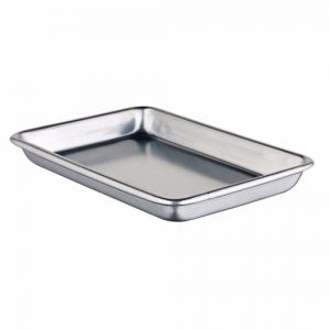 Pan Sheet  6x9" 1/8 Size 16 Guage Aluminum Dining Tray Open Bead 1EA..