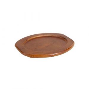 Platter Sizzle 12" Wood Oval Underliner 1EA