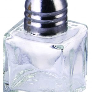 Shaker .5OZ 2" High Square Chrome Top 1DZ