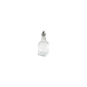 Cruet 6OZ Oil or Vinegar Stainless Steel Top 1DZ