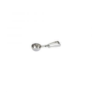Scoop  2.5OZ Stainless 2.18"D Squeeze Handle Portion 1EA