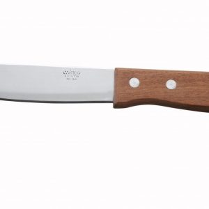 Knife Steak 5" Jumbo Round Tip Wood Handle 1DZ