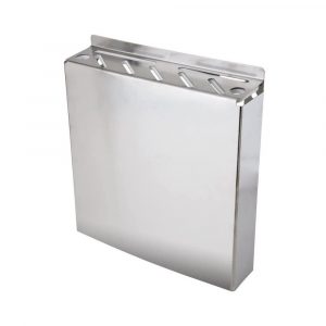 Knife Rack Stainless Steel 12x12.5x2.5" 1EA