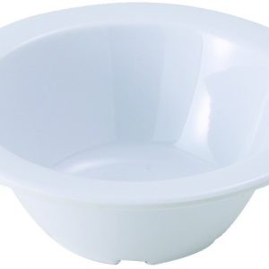 Bowl, Fruit 4.75" 5OZ Monkey Dish Rolled Edge White Melamine 1DZ