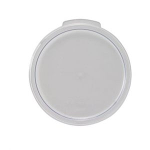 Food Storage Container Lid 1QT Polycarb Round  Clear 1EA