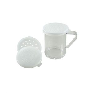 Dredge 10OZ Polycarb w/Handle 3 Clear Lids 1EA