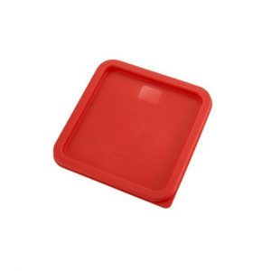 Food Storage Container Lid Fits 6QT & 8QT Red Square 1EA