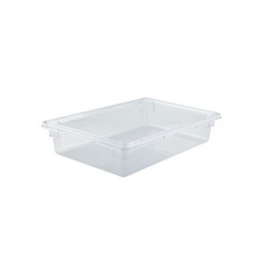 Food Storage Box 18x26x6" Polycarb Heavy Weight Clear 1EA