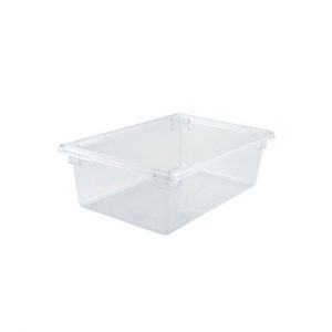Food Storage Box 18x26x9" Polycarb Heavy Weight Clear 1EA