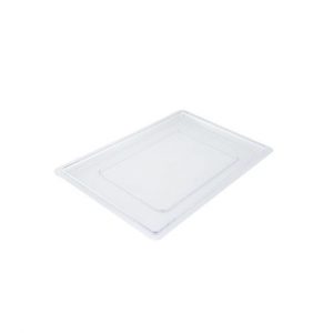 Food Storage Box Lid 18x26" Polycarb Clear 1EA