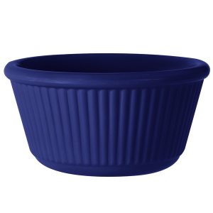 Ramekin 4OZ D3.25" Melamine Fluted Blue 4DZ