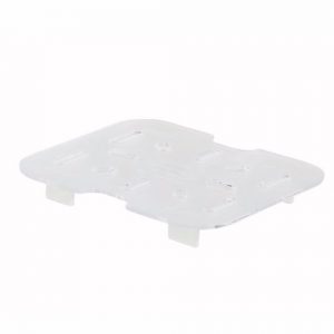 Food Storage Container Drain Shelf 1/6 Size Polycarb 1EA