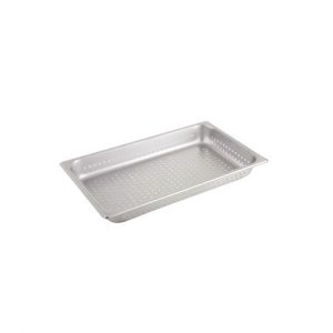 Steam Table Pan Full Size Perforated 1EA, L20-3/4" x W12-3/4", D4"