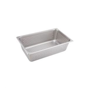 Steam Table Pan 1/2 Size Perforated 1EA, ..L12-3/4" X W10-3/8" x D4"..